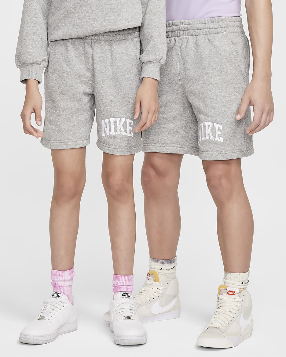 Nike Sportswear Club Big Kids French Terry Shorts. Nike